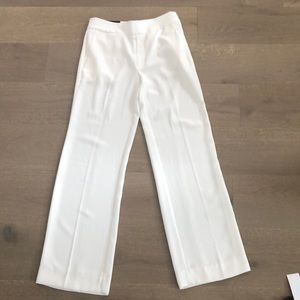 Banana republic white wide leg pants